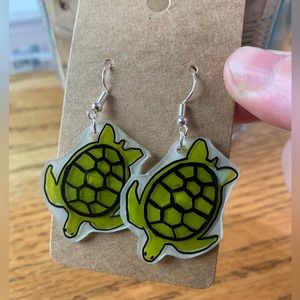 🧩3 for $30🧵Turtle Earrings HANDMADE🧵